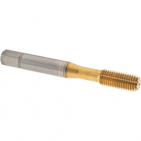 Thread Forming Tap: 5/16-24 UNF, Modified Bottoming, Cobalt, TiN Coated