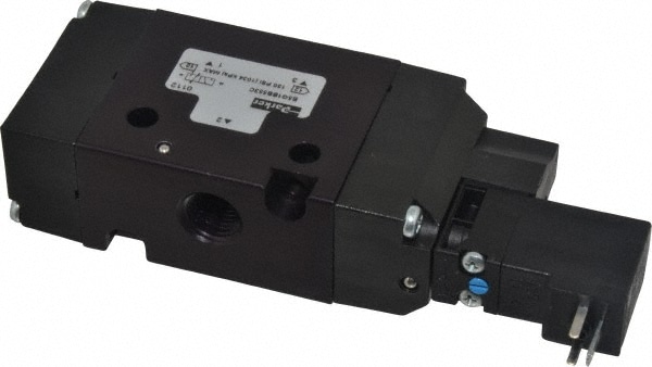 Parker B5G1BB553C Stacking Solenoid Valve: Single Solenoid, 3-Way, 2 Position, Air Return Image