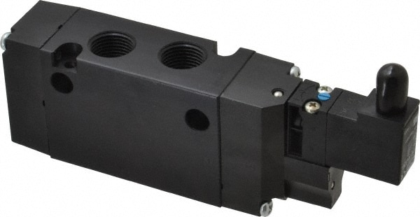 Parker B512BB549C Stacking Solenoid Valve: Single Solenoid, 4-Way, 2 Position, Spring Return Image