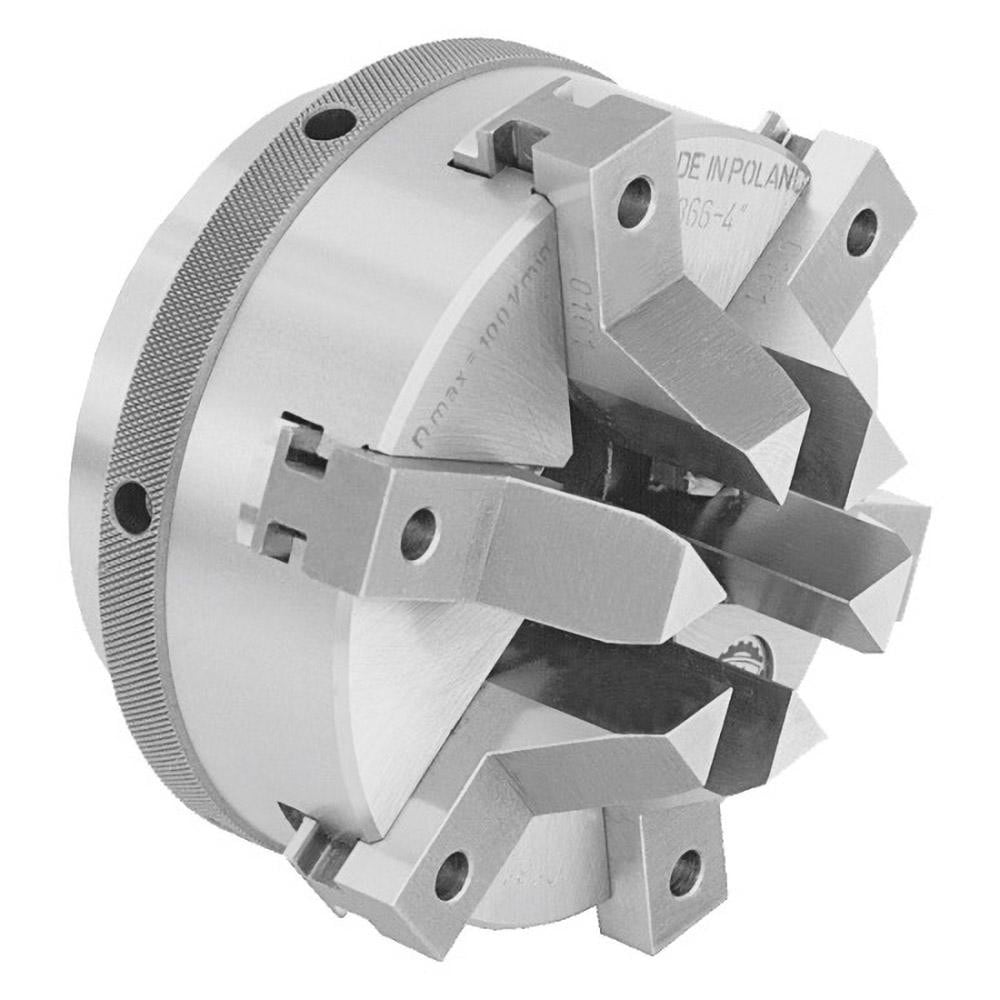 Bison 7-869-0600 Self-Centering Manual Lathe Chuck: 6-Jaw,  6-1/4" Dia Image