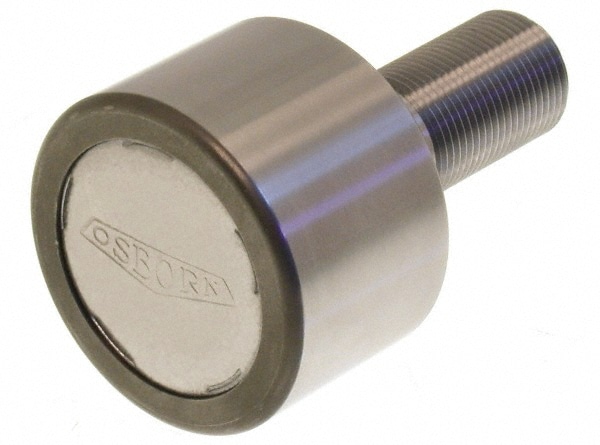 1-1/2" Roller Diam x 1-3/16" Width, 5/8" Stud Diam x 1-1/2" Length, Concentric Stud Load Runner