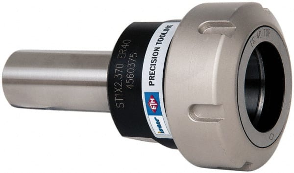 ETM 4501943 Collet Chuck: 0.125 to 1.025" Capacity, ER Collet, 1" Shank Dia, Straight Shank 