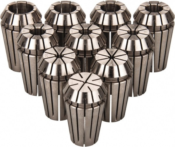 Collet Set: 10 Pc, Series ER16