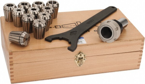 1 Inch Shank Diameter, Straight Shank, ER Collet Chuck Set