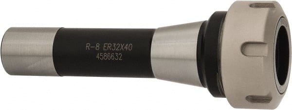 ETM 4500501 Collet Chuck: 2.01 to 19.99 mm Capacity, ER Collet, Taper Shank 