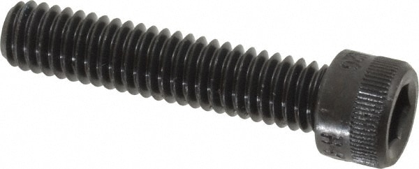 Made in USA 31C150KCS/P Low Head Socket Cap Screw: 5/16-18, 1-1/2" Length Under Head, Socket Cap Head, Hex Socket Drive, Alloy Steel, Black Oxide Finish Image