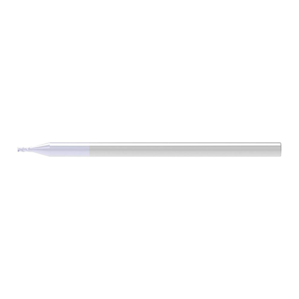 WNT - Corner Chamfer End Mill: 3.00 mm Dia, 3.00 mm LOC, 2 Flute, 0.150 ...