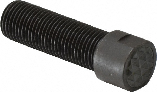 Serrated Tooth, 1/2-20, 3/16" Internal Hex, 1-1/2" Shank Length, 1-1/2" Thread Length, Black Oxide Finish, Round Head, Adjustable Positioning Gripper