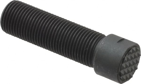 Fairlane AG-0620X2 Serrated Tooth, 5/8-18, 1/4" Internal Hex, 2" Shank Length, 2" Thread Length, Black Oxide Finish, Round Head, Adjustable Positioning Gripper 
