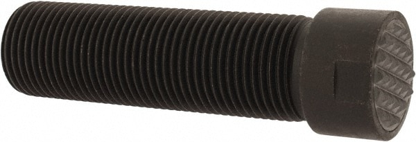 Fairlane AG-0750X2.5 Serrated Tooth, 3/4-16, 5/16" Internal Hex, 2-1/2" Shank Length, 2-1/2" Thread Length, Black Oxide Finish, Round Head, Adjustable Positioning Gripper Image