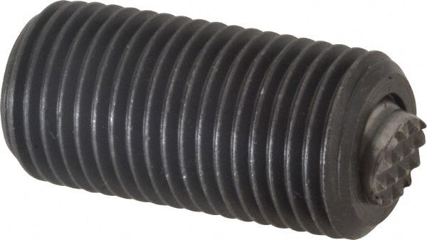 Fairlane TBU-0500-S 1/2-20, 1" Thread Length, 9/32" Ball Diam, Serrated Ball Pad Surface, Alloy Steel, Black Oxide, Threaded, Swivel Action Gripper Assemblies Image