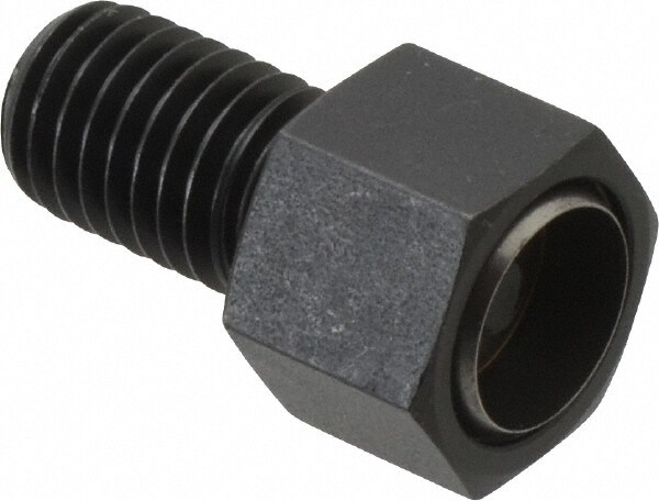 5/8-11, 1" Thread Length, 3/4" Ball Diam, Alloy Steel, Hex Head, Swivel Action Gripper Assemblies