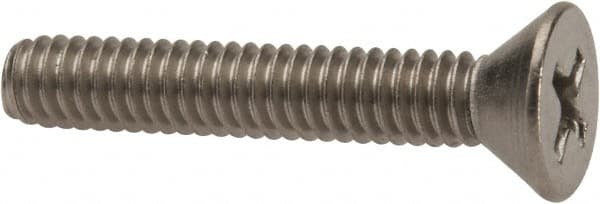 Value Collection W57444PS Machine Screw: #8-32 x 1", Flat Head, Phillips 
