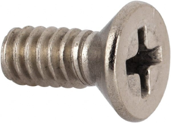 Value Collection W57516PS Machine Screw: #10-24 x 1/2", Flat Head, Phillips 