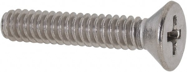 Value Collection W57540PS Machine Screw: #10-24 x 1", Flat Head, Phillips 