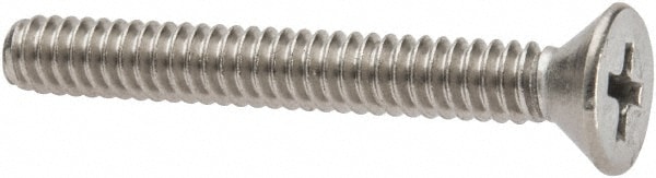 Value Collection W57552PS Machine Screw: #10-24 x 1-1/2", Flat Head, Phillips Image