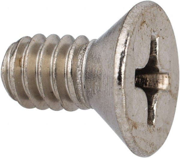 Value Collection W57756PS Machine Screw: 1/4-20 x 1/2", Flat Head, Phillips 