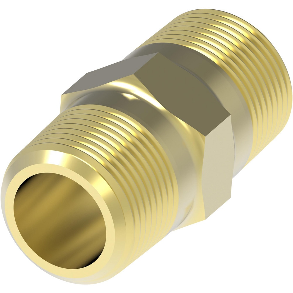 Industrial Pipe Hex Plug: 3/4" Male Thread, MNPTF
