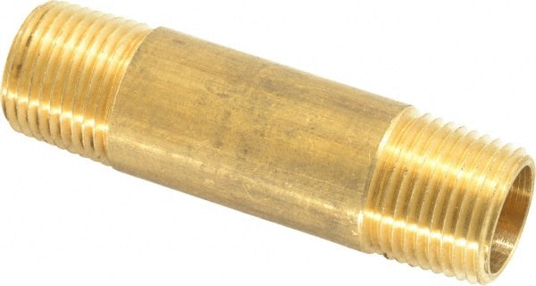Eaton 3330X8 Industrial Pipe Long Nipple: 1/2" Male Thread, MNPTF 