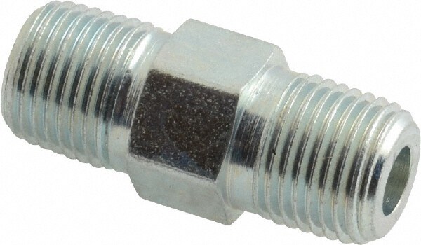 Industrial Pipe Hex Plug: 1/8" Male Thread, MNPT