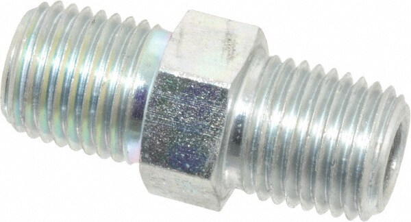 Industrial Pipe Hex Plug: 1/4" Male Thread, MNPT