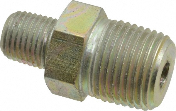 Industrial Pipe Hex Plug: 1/2 x 1/4" Male Thread, MNPT