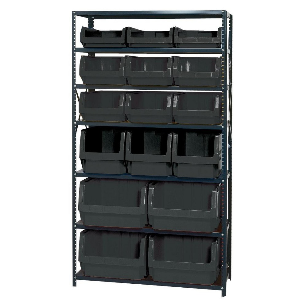 Quantum Storage Systems 18 Deep x 42 Wide x 75 High, Steel Open Hopper  Storage Unit