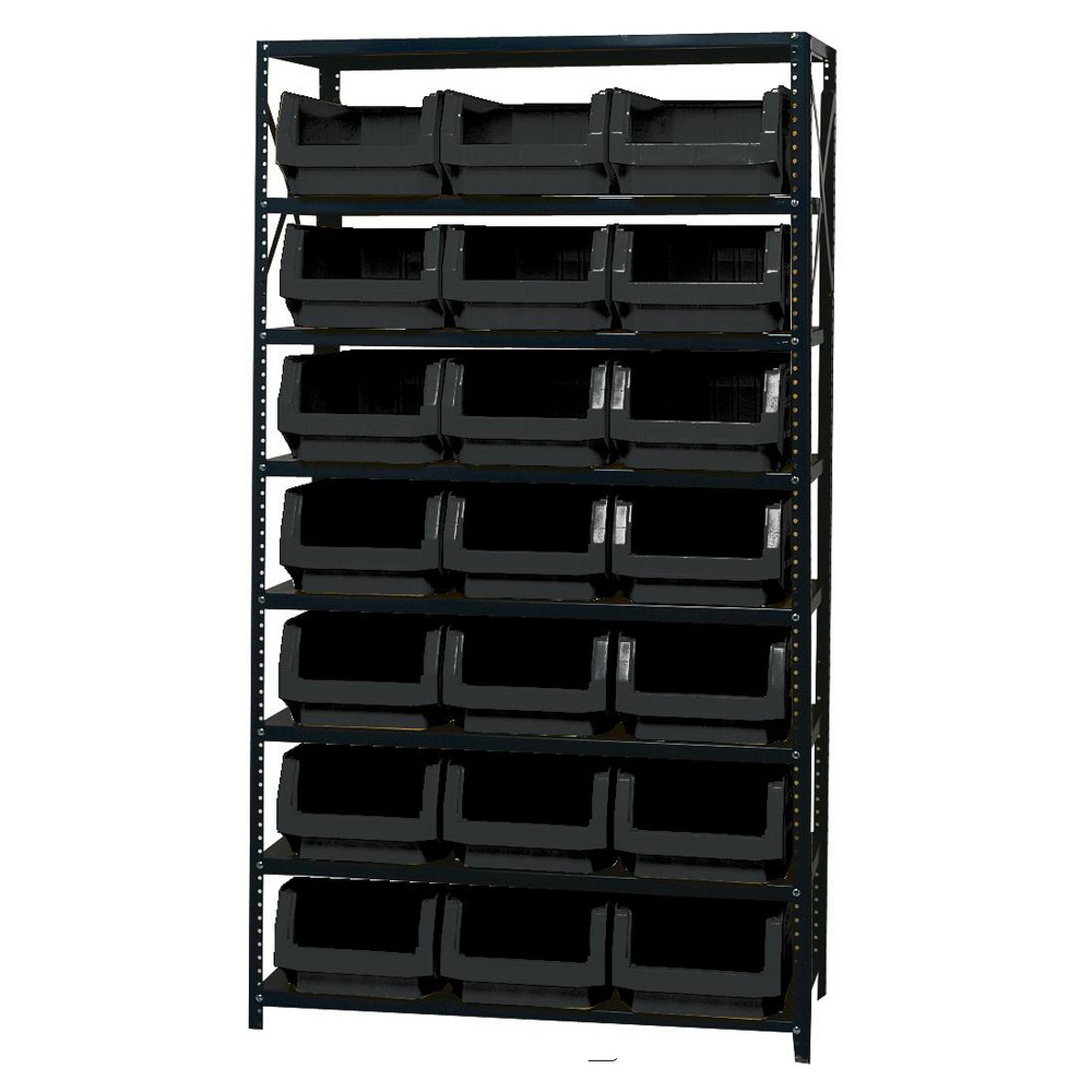 Quantum Storage Pick Rack Open Hopper Storage Unit with Bins, 3,325