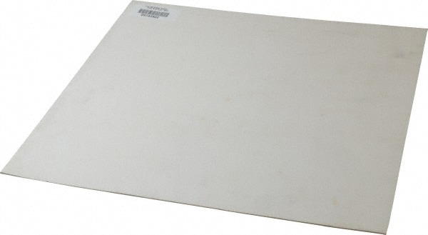 Sheet: Silicone Rubber, 12" Wide, 12" Long, White