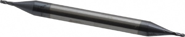 Accupro 12185327 Ball End Mill: 0.0313" Dia, 0.0625" LOC, 4 Flute, Solid Carbide Image