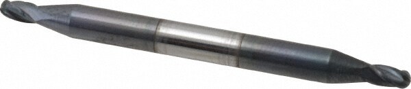 Accupro 12185336 Ball End Mill: 0.0781" Dia, 0.1563" LOC, 4 Flute, Solid Carbide Image