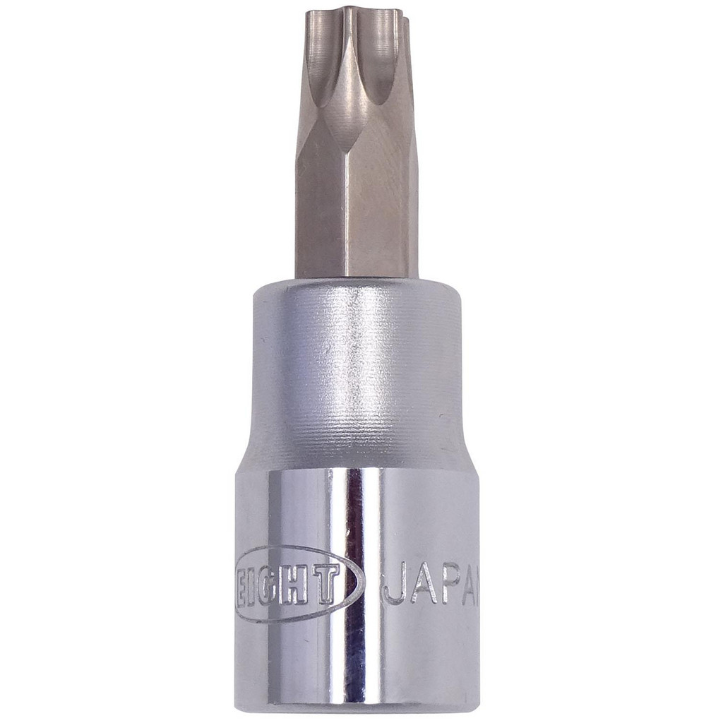 Eight Tool Hand Torx Bit Socket: 3/8" Drive, T45 - 3/4" OAL | Part #83XSB-45H