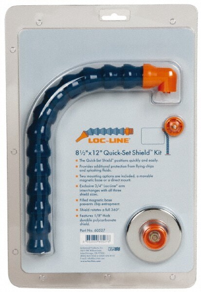 Base & Shield: Polycarbonate, 8-1/2" Wide, 12" Long, 1/8" Thick