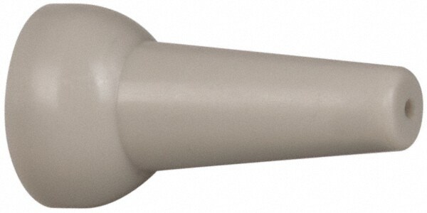 Round Coolant Hose Nozzle: 1/16" Nozzle Dia, Polypropylene
