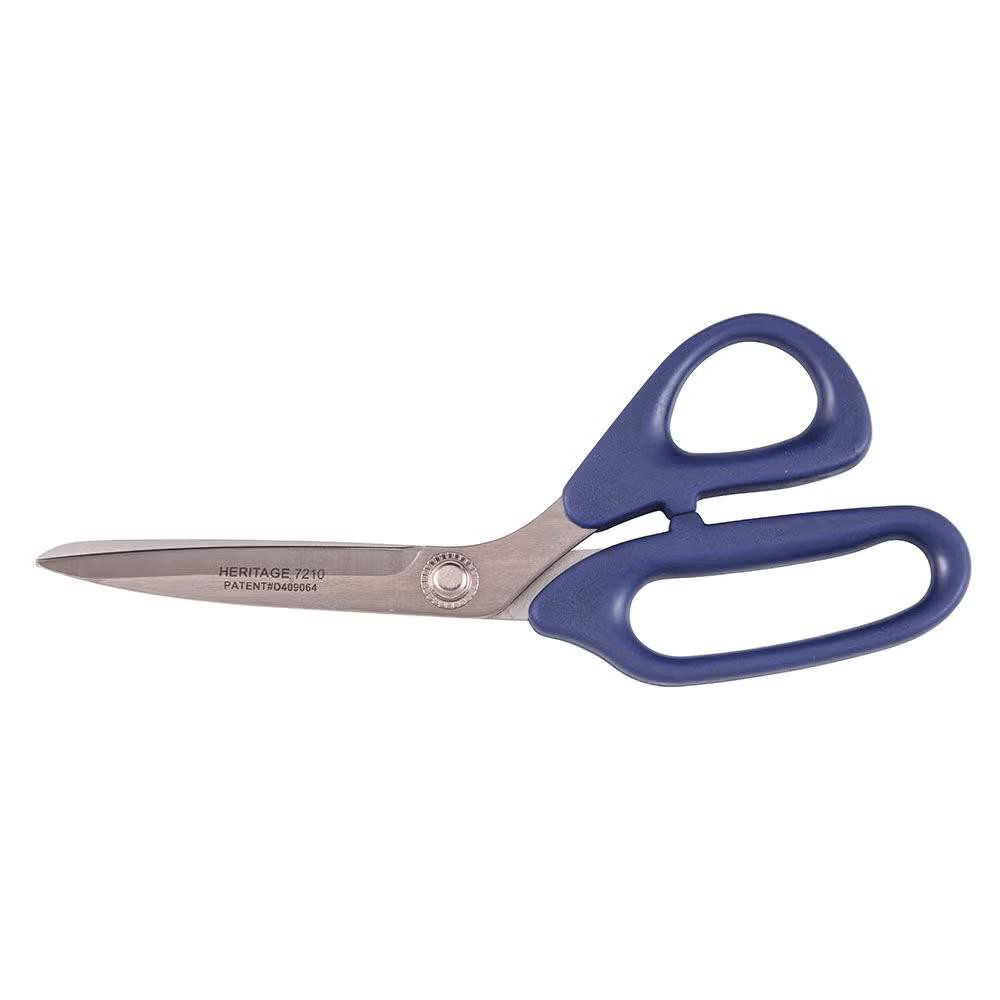 Shears: 8-1/4" OAL, 3-1/4" LOC, Stainless Steel Blades
