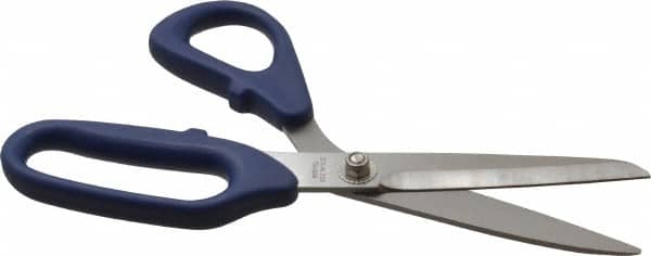 Shears: 8-1/4" OAL, 3-1/4" LOC, Stainless Steel Blades