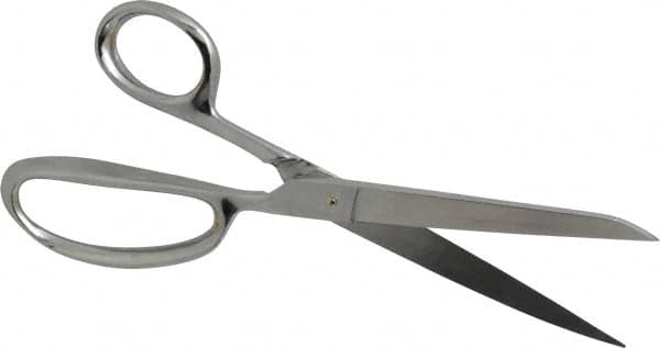 Shears: 9-1/2" OAL, 4-1/4" LOC, Stainless Steel Blades