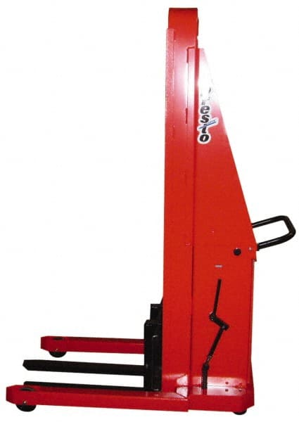 Presto Lifts BT8107-2000 2,000 Lb Capacity, 107" Lift Height, Battery Operated Straddle Stacker 