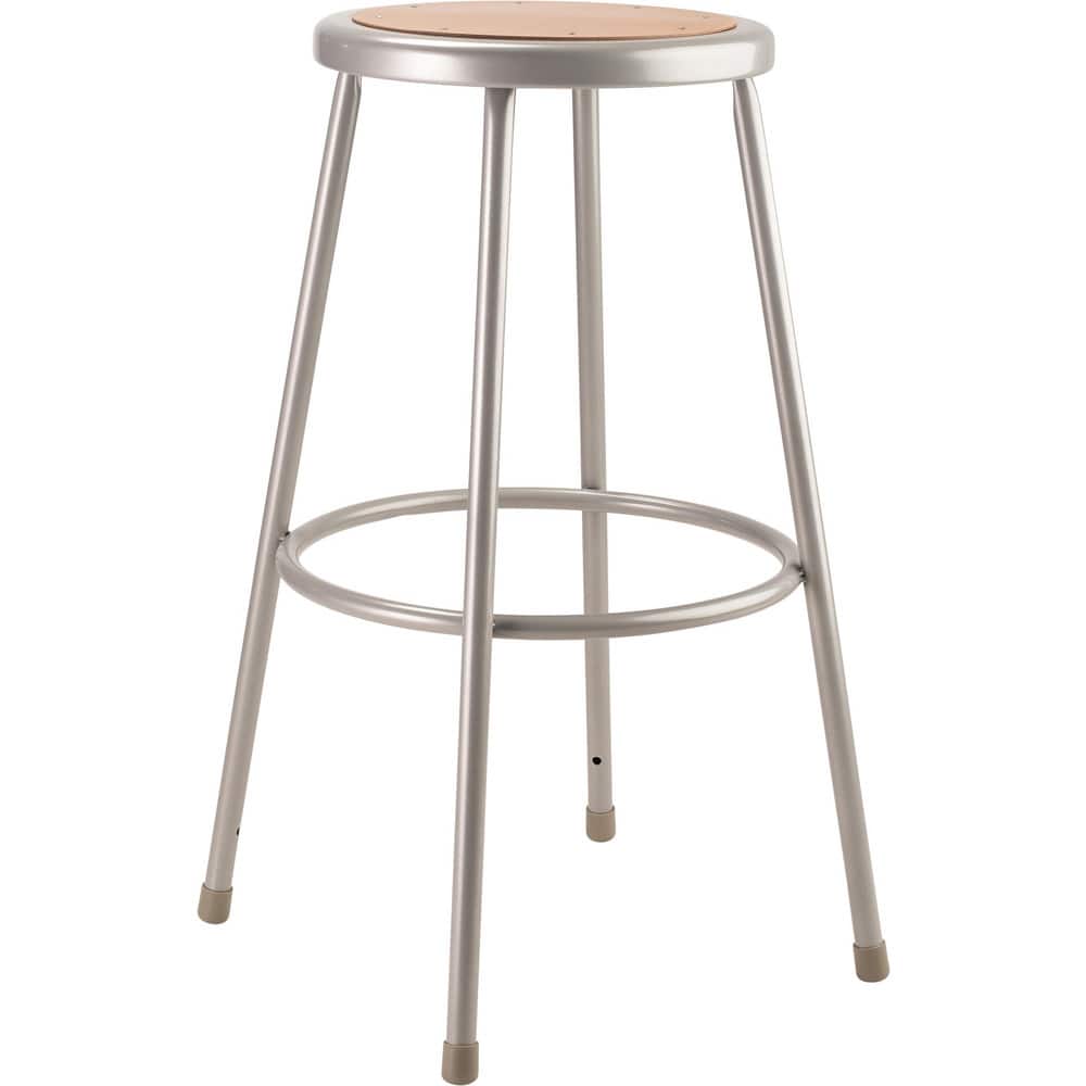 NATIONAL PUBLIC SEATING 6230 30 Inch High, Stationary Fixed Height Stool 
