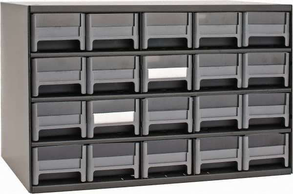 Details about    20-Drawer Steel Parts Craft Storage Cabinet Hardware Organizer Grey 19320 
