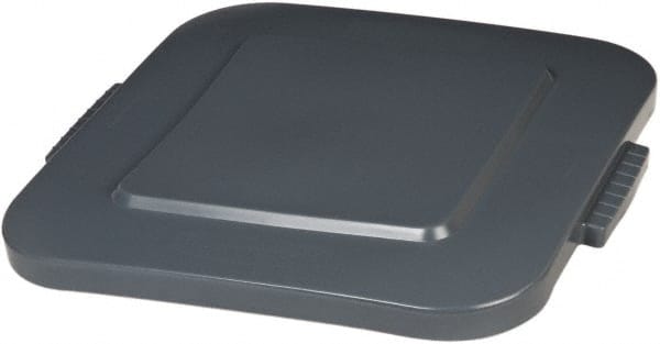 Rubbermaid FG353900GRAY Trash Can & Recycling Container Lid: Square, For 40 gal Trash Can 