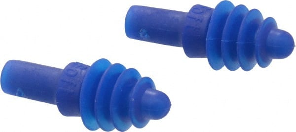 Earplugs: Rubber, Flanged, No Roll, Uncorded