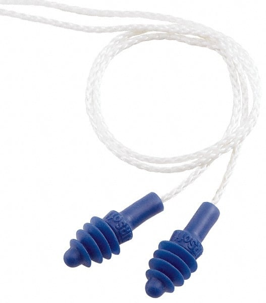 Howard Leight DPAS-30W Earplug: Rubber, Flanged, No Roll, Corded 