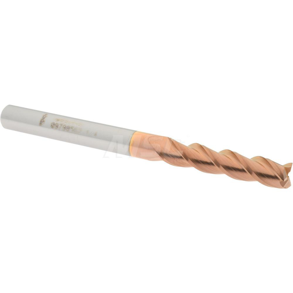 MSC「001+α」 Accupro - Square End Mill: 1/4
