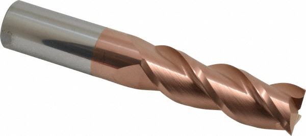 Accupro 12182233 Square End Mill: 1 Dia, 3 LOC, 1 Shank Dia, 6 OAL, 3 Flutes, Solid Carbide Image