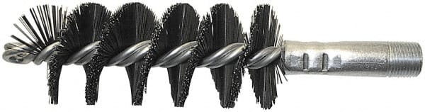 Schaefer Brush 43284 Extra Heavy Filled Double Stem/Single Spiral Flue Brush: 2-1/4" Dia, 7-1/2" OAL 
