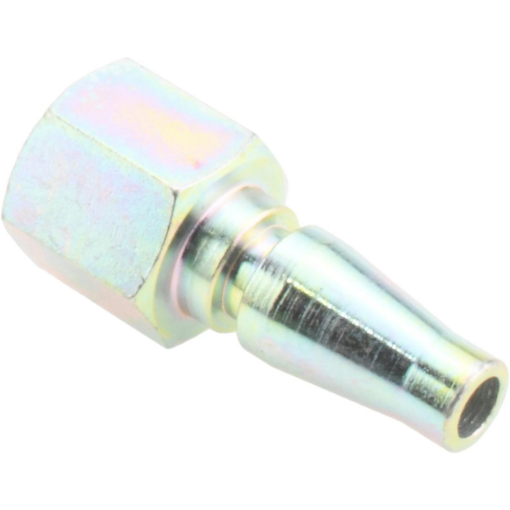 Pneumatic Hose Coupling: 1/4" Thread, Schrader Twist-Lock Interchange