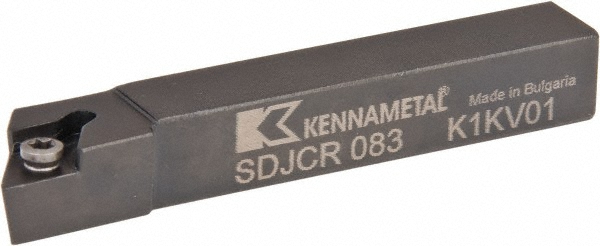 Kennametal 1094525 RH SDJC 0&deg; Neutral Rake Indexable Turning Toolholder Image