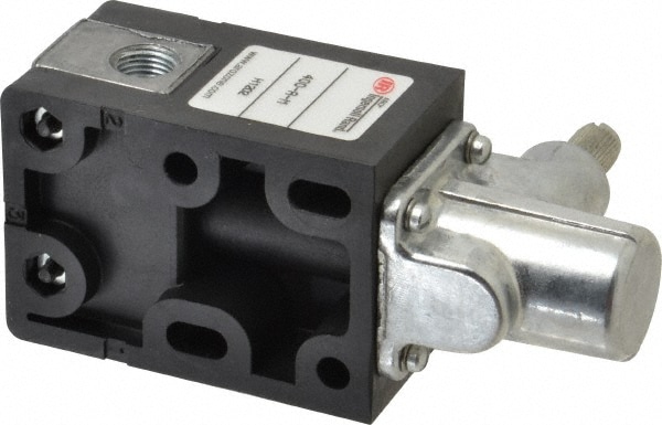 ARO/Ingersoll-Rand 400-A Mechanically Operated Valve: 3-Way, One-Way Clockwise Actuator, 1/8" Inlet Image