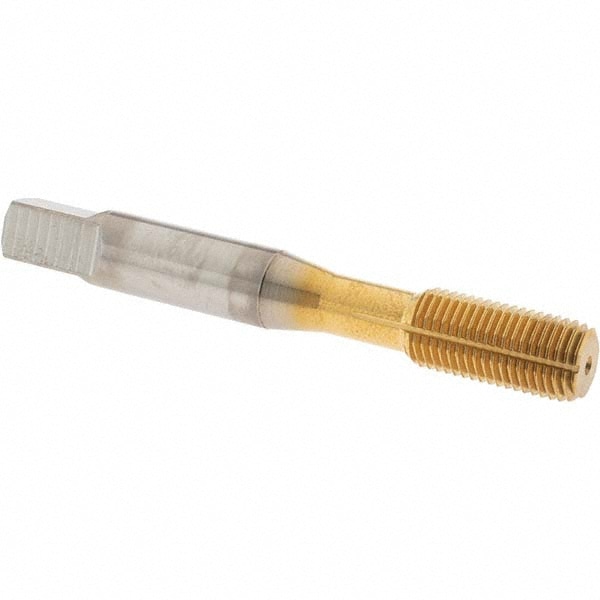 Thread Forming Tap: 3/8-24 UNF, Modified Bottoming, Cobalt, TiN Coated
